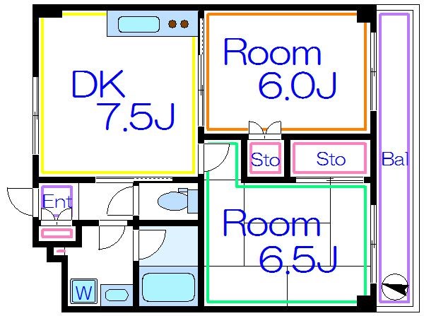 カーサエスぺランサ 間取り図