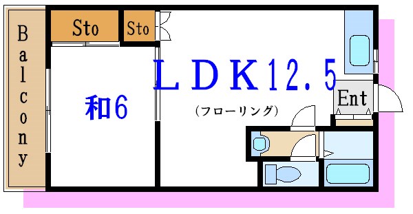 ポレールハイム 間取り図