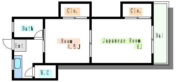 第二小崎ビル  間取り図