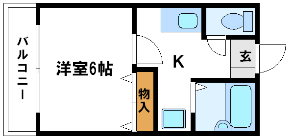 セントラルメゾン 106号室 間取り