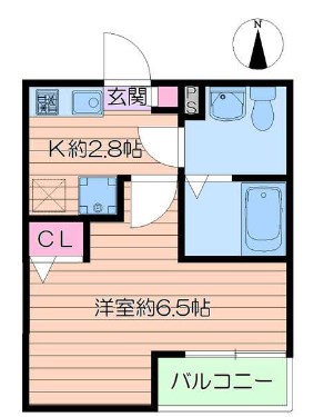 フォレスティエール 103号室 間取り