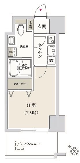 プライマル月島 間取り