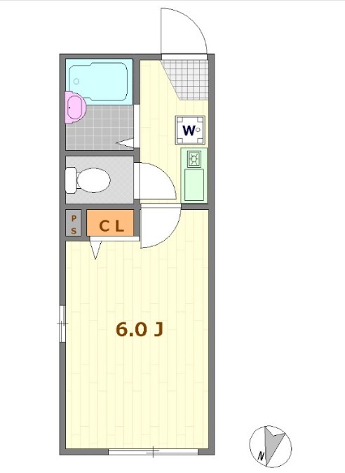 シャンテ新小岩 間取り図