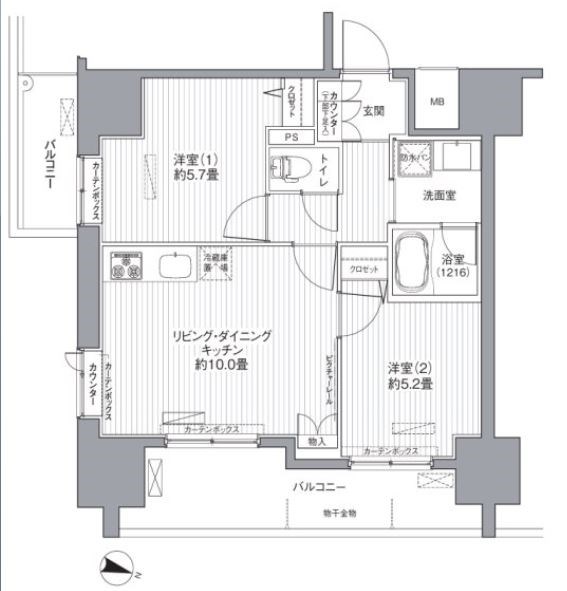 センテニアル王子神谷  間取り