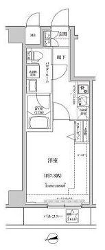 パティーナ住吉Duo  間取り