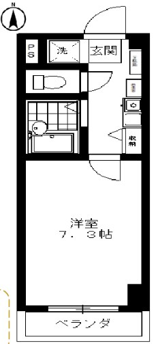 第8白子ビル 302号室 間取り