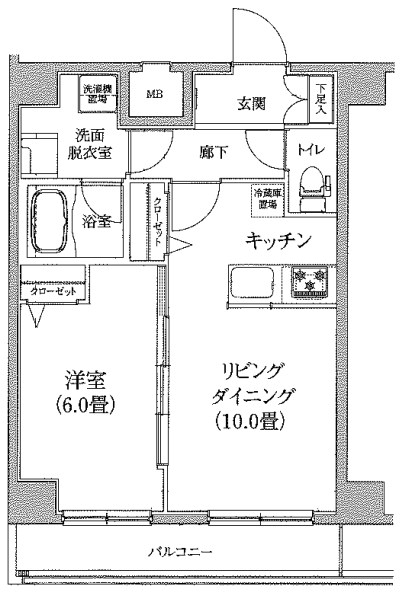 ティモーネ深川リーヴァ 間取り図