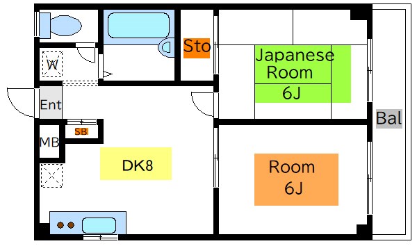 プランドール加甚  間取り図