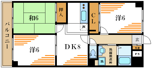 プレステージⅠ 間取り図