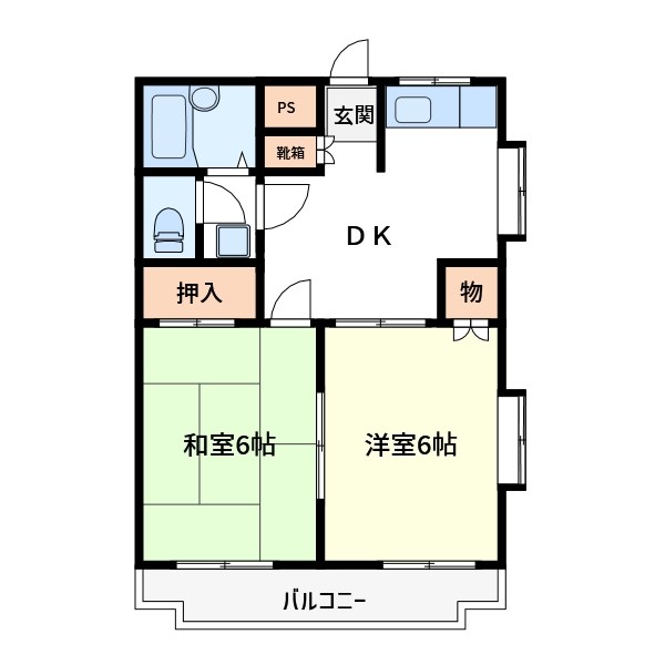 ニューコーポ東和  間取り図