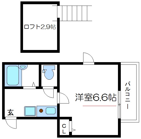 プロテージ小岩   間取り図