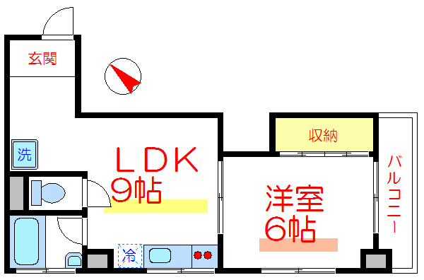 コーポラス上田 間取り図