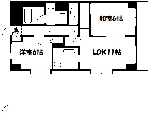 ファインコート立石 間取り図