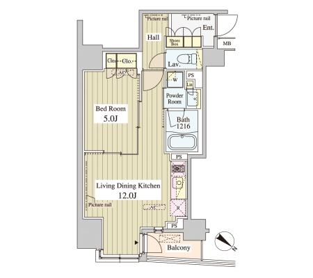 セレサ日本橋堀留町 間取り