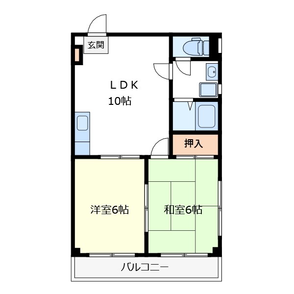 奥戸プロヴァンス   間取り