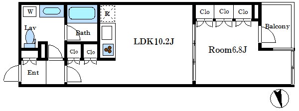 パークキューブ銀座イースト  間取り図