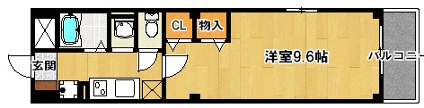 クレール西日暮里 間取り図