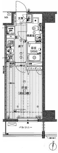 プレール・ドゥーク東雲 間取り図