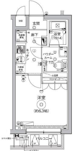 セジョリ北千住  間取り図