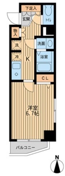 ドゥーエ東陽町 間取り図