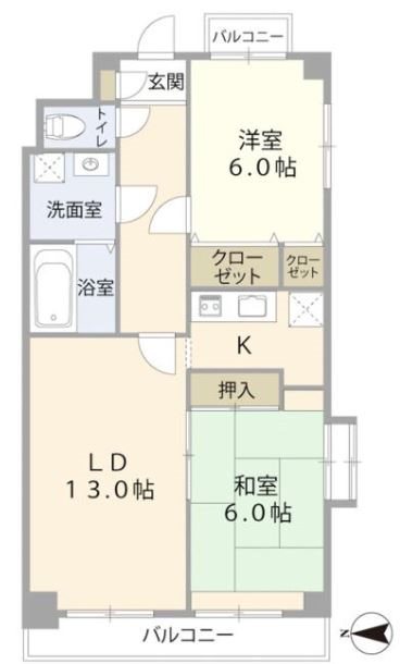 ルグラン東葛西 間取り図