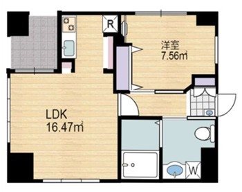 EastWan日本橋本町  間取り図