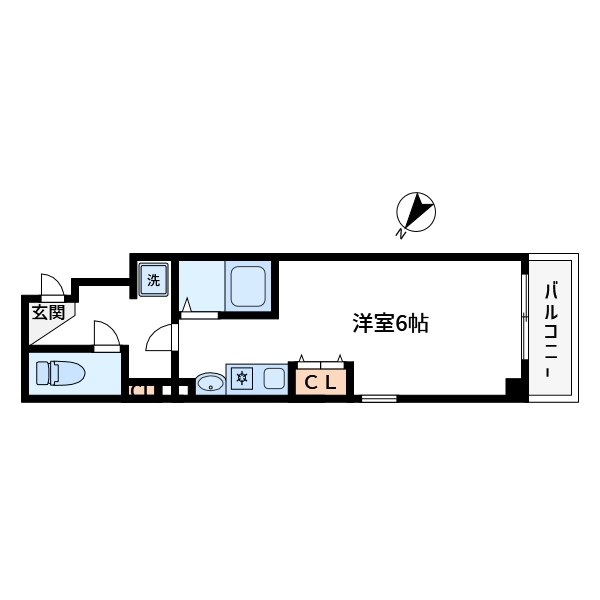 メゾンドポアールＫＡＭＥＩＤＯ  間取り図