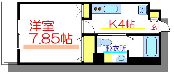 グランステーツ業平 間取り図