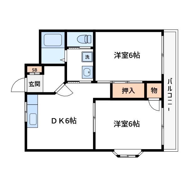 ツインエスⅡ 間取り図