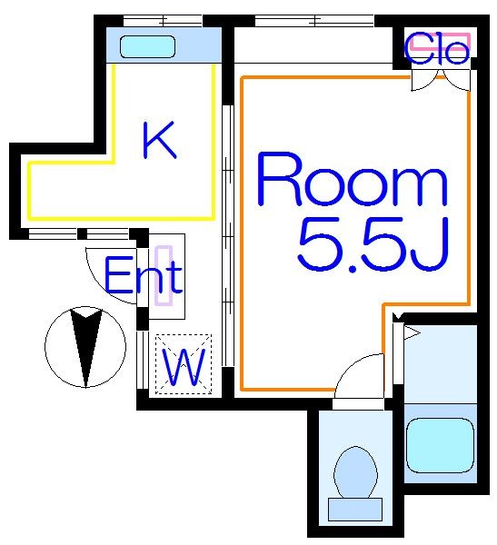 ユタカビル 間取り図