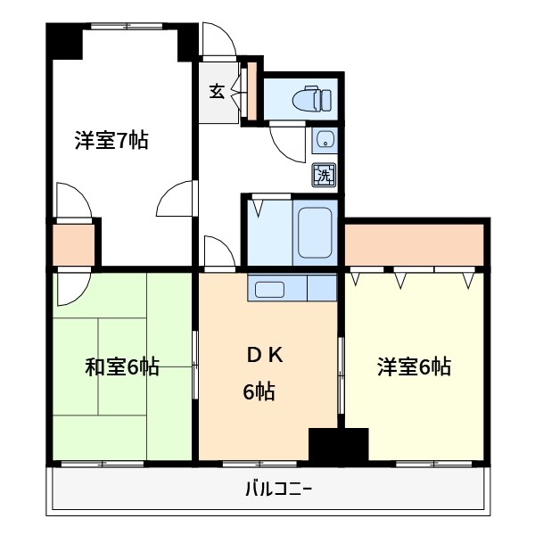 エクセレントアベ 間取り