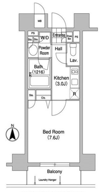 コンフォリア清澄白河サウス 間取り