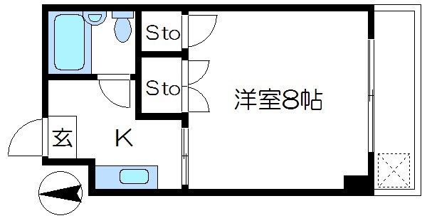 島田マンション 間取り図