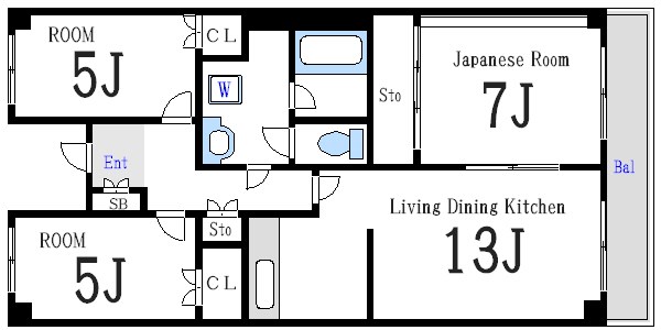 パレドールメゾン 間取り図