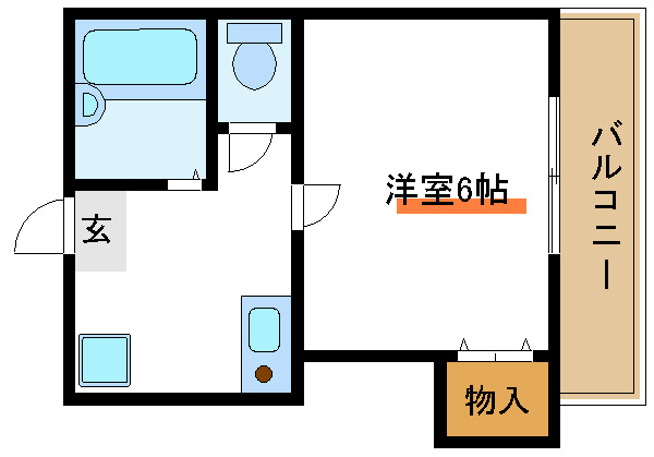 中道ハイツ 間取り