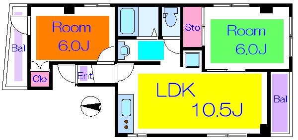 徳輝ビル  間取り