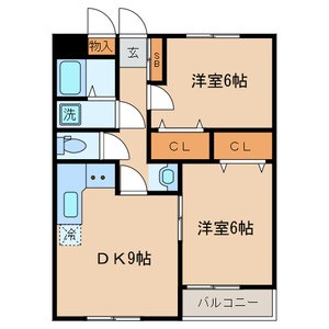 第2コーポ佐野 間取り