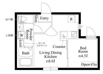 CASA　GRAZIE新小岩 間取り図