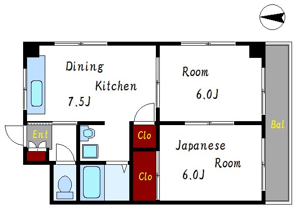 スイートハイツ 間取り図