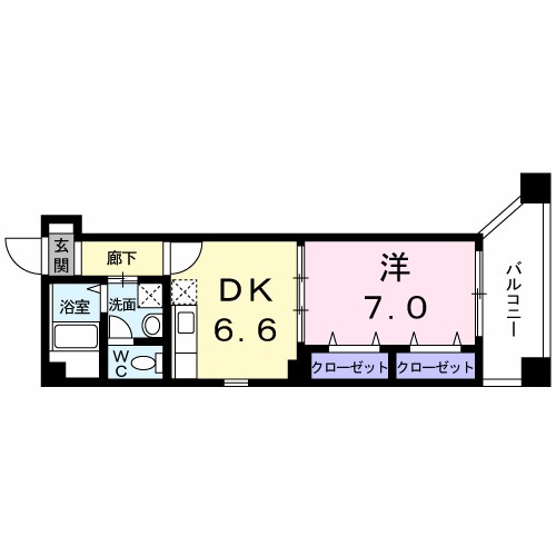 トラムアベニュー東砂 間取り図