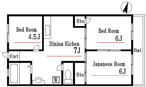 メゾン細田      間取り図