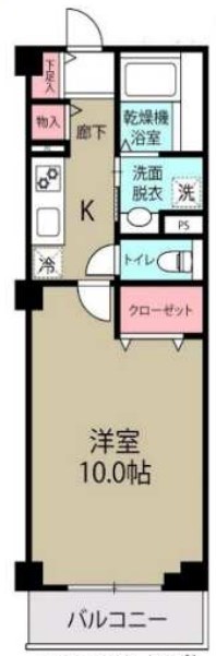 セカンドステージ  212号室 間取り