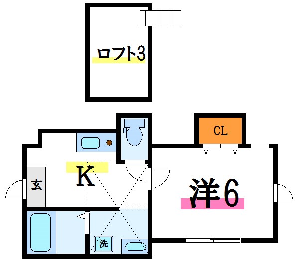 エステートピュア小岩 間取り図