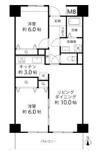 T’ｓ　ｇａｒｄｅｎ東尾久　(旧グランコート東尾久) 601号室 間取り