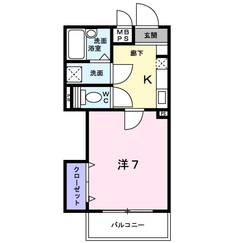 サンパティークナカムラ   間取り図