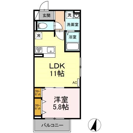 エクセリア東和 間取り