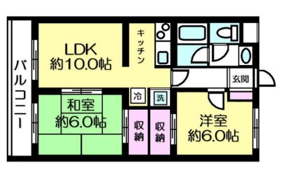 エレメント新小岩（旧ハープヤマグチ） 間取り