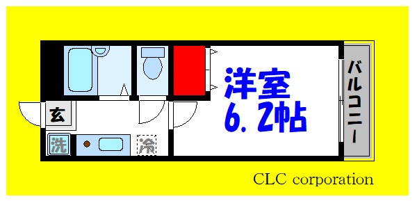 アルカサル堀江 間取り