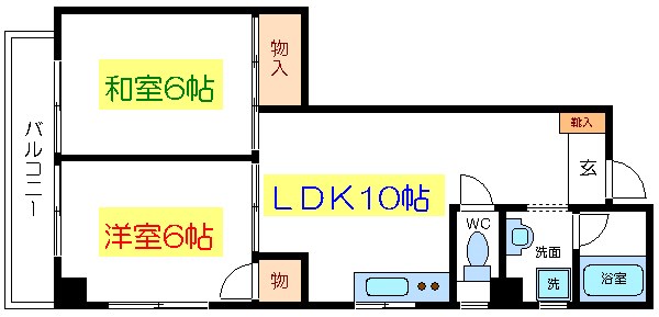 シャルマン　クロワール 間取り