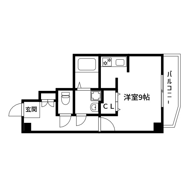 ミツヤ富浜マンション 間取り図